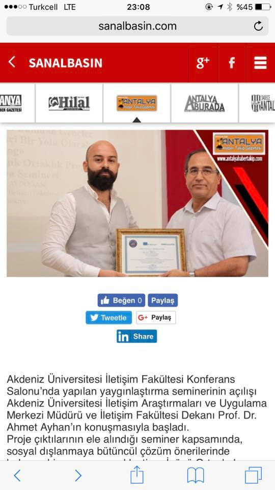 en ünlü psikolog antalya gazete 